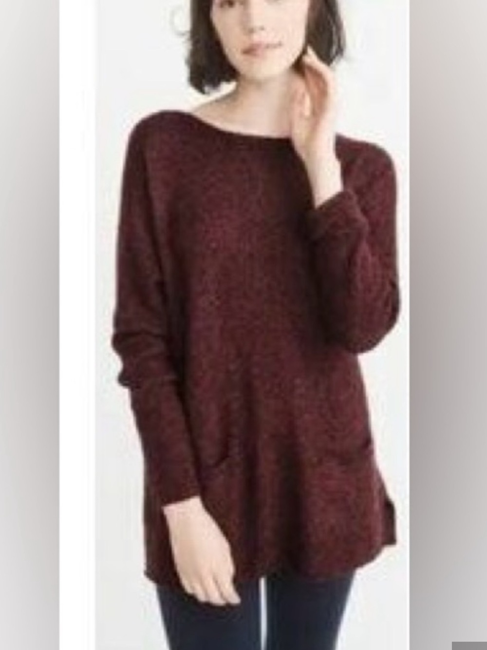 Vintage Abercrombie & Fitch Wine Red Sweater